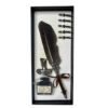 Elegant Calligraphy Feather Pen Set for Handwriting, Letters, and Journals