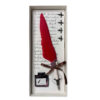 Feather Pen Set with Ink Bottle – Perfect Gift for Writers