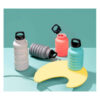 Flexible Silicone Water Bottle - Easy to Carry, Ideal for Hiking, Running & Cycling