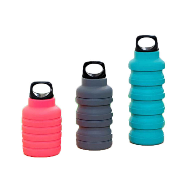Flexible Silicone Water Bottle - Easy to Carry, Ideal for Hiking, Running & Cycling (9)