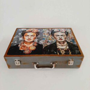 Frida Kahlo Wooden Pencil Case – Unique Art-Inspired Stationery