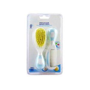 Gentle Baby Comb & Brush Set for Newborn – Ideal for Daily Grooming, Massage of the Scalp