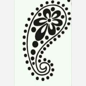 Hand-Carved Paisley Stamp – Linoleum Printmaking Tool Suitable for Fabric & Paper