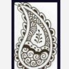 Handmade Stamp – Traditional Boteh Jegheh Design, Suitable for Paper & Fabric Printing (2)