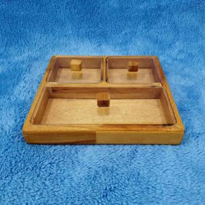 Handmade Wooden Nut Organizer – Functional & Beautiful Tableware
