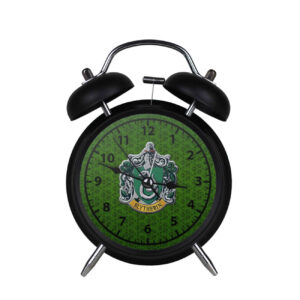 Harry Potter Clock for Everyone– Slytherin Design with Twin Bell Alarm