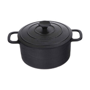 Heavy-Duty Cast Iron Cooking Pot – Perfect for Stews, Soups & Braising