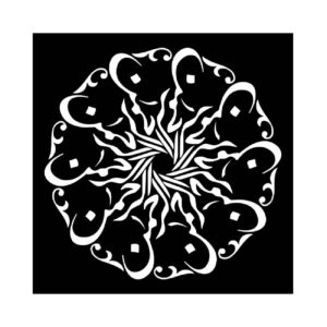 Islamic Calligraphy Stencil – Perfect for Mural Painting & Prayer Room Décor