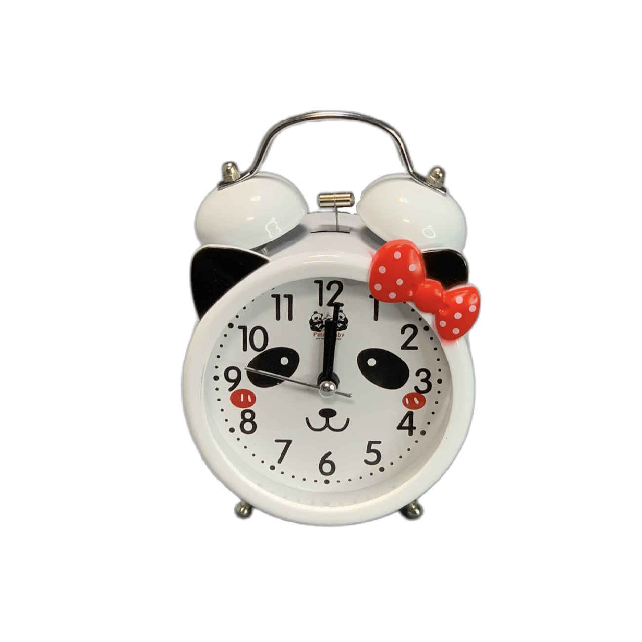 Kawaii Panda Twin Bell Clock – Fun Decor & Reliable Wake-Up