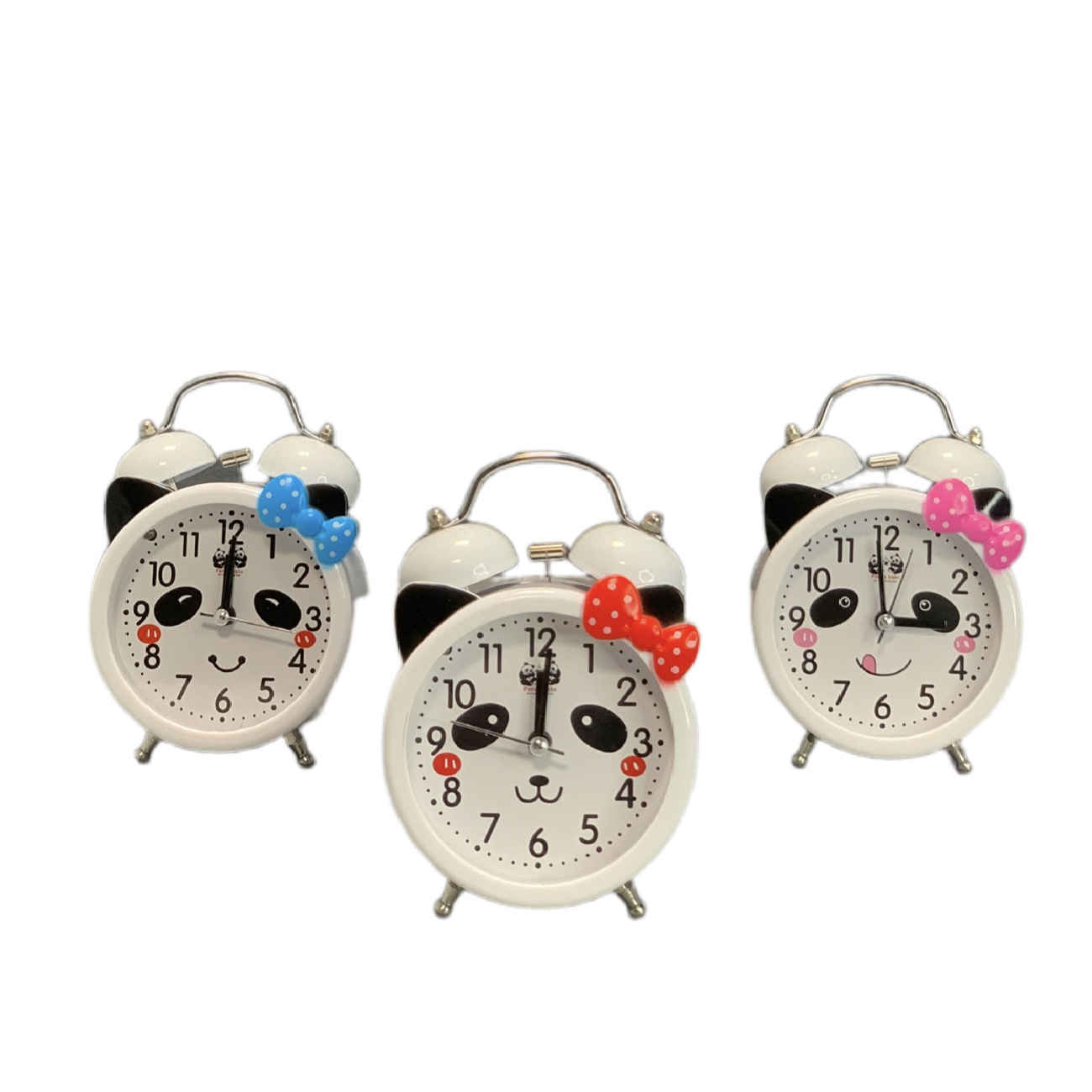 Kawaii Panda Twin Bell Clock – Fun Decor & Reliable Wake-Up
