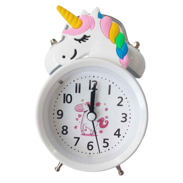 Kids’ Unicorn Desk Bell Clock – Fun and Whimsical Timepiece (1)