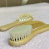 Kids Wooden Hairbrush & Comb Set - Gentle Detangling for Hair Care 3-Piece