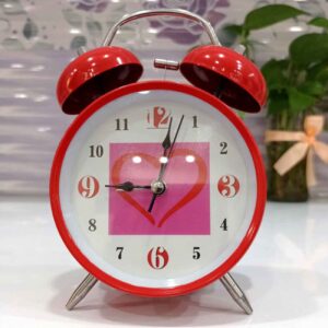 Loud, Lovely & Red – Insect Twin Bell Alarm Clock for Your Desk