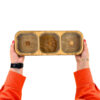 Luxury Wooden Box Organizer with Rustic Style Suitable for Dry Fruits & Nuts
