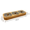 Luxury Wooden Box Organizer with Rustic Style Suitable for Dry Fruits & Nuts