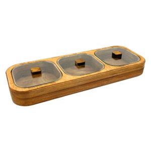 Luxury Wooden Box Organizer with Rustic Style Suitable for Dry Fruits & Nuts
