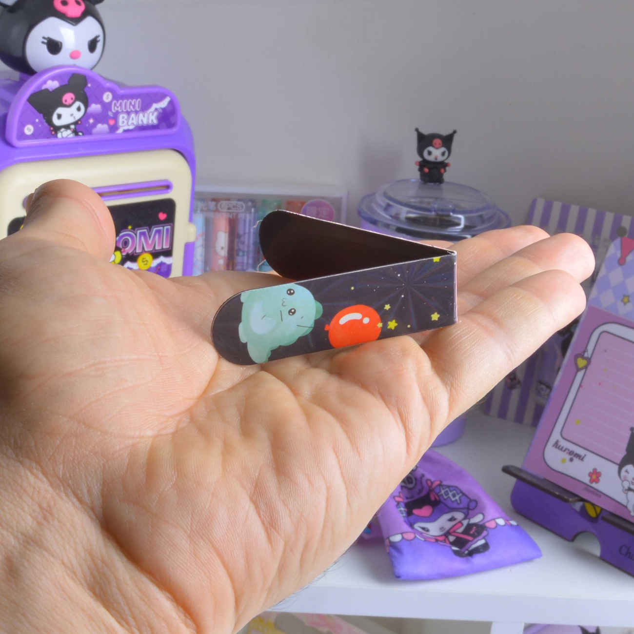 Magnetic Bookmark Set – Unique Gift for Bookworms whit Dinosaur Design (Pack of 6)