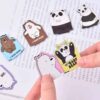 Magnetic Bookmarks Featuring Adorable Bears - Perfect for Cute Readers
