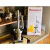 Manual Juicer with Easy Grip – Aluminum Citrus Press for Fresh Juice