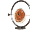 Metal Roots, a Deck Clock That Dreams in Tree  - With Poem Pattern
