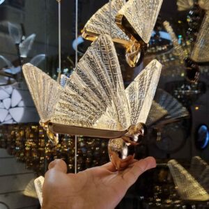 Modern Butterfly Chandelier – 5 Branches and High-Quality Material