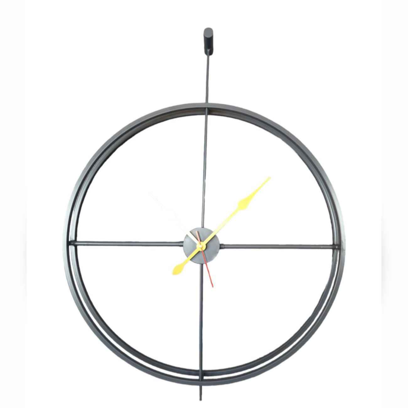 Modern Home Wall Clock – Beautiful Metal Finish in Trendy Colors