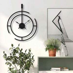 Modern Minimalist Wall Clock – Sleek Metal Design for Contemporary Homes