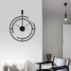 Modern Minimalist Wall Clock – Sleek Metal Design for Contemporary Homes