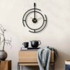 Modern Minimalist Wall Clock – Sleek Metal Design for Contemporary Homes