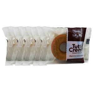 Naderi Donuts with Cocoa Cream Filling – 60g, pack of 10