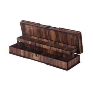 Natural Wood Pencil Case Box – Perfect for School, Office & Gifts