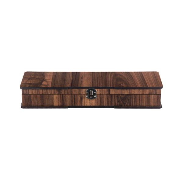 Natural Wood Pencil Case Box – Perfect for School, Office & Gifts