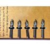 Peacock Feather Calligraphy Pen Set – Elegant Calligraphy Tool, 7-Piece
