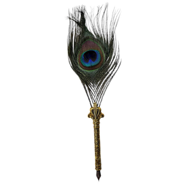 Peacock Feather Calligraphy Pen Set – Elegant Calligraphy Tool, 7-Piece