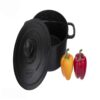 Pre-Seasoned Cast Iron Pot Size 20 – Ideal for Slow Cooking & Baking