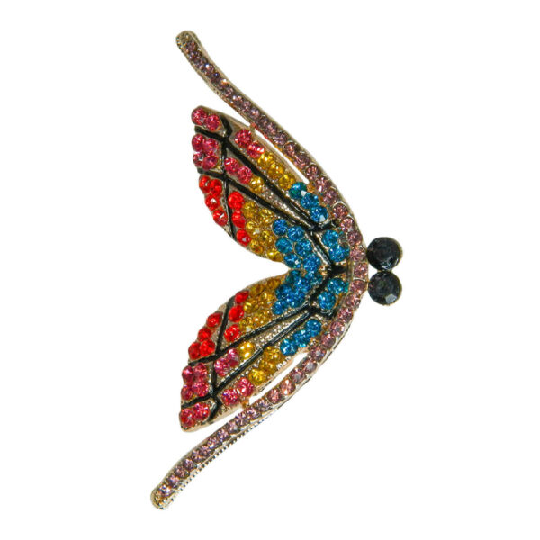 Rose Gold Cute Butterfly Brooch – Feminine and Trendy Fashion Pin (2)