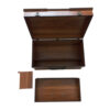 Rustic Charm Wooden Pencil Case for Artists, Students & Office Use