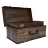 Rustic Charm Wooden Pencil Case for Artists, Students & Office Use