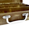 Rustic Handmade Wooden Pencil Case Perfect for Drawing and Sketch Supplies