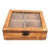 Rustic Wooden Nut Storage Box – Keeps Nuts Fresh & Organized