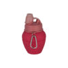 Silicone Water Bottle – Flexible, Safe for Kids, School & Camping with Strawberry Design