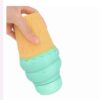 Silicone Water Bottle – Fun Ice Cream Design, Portable & Collapsible for Kids