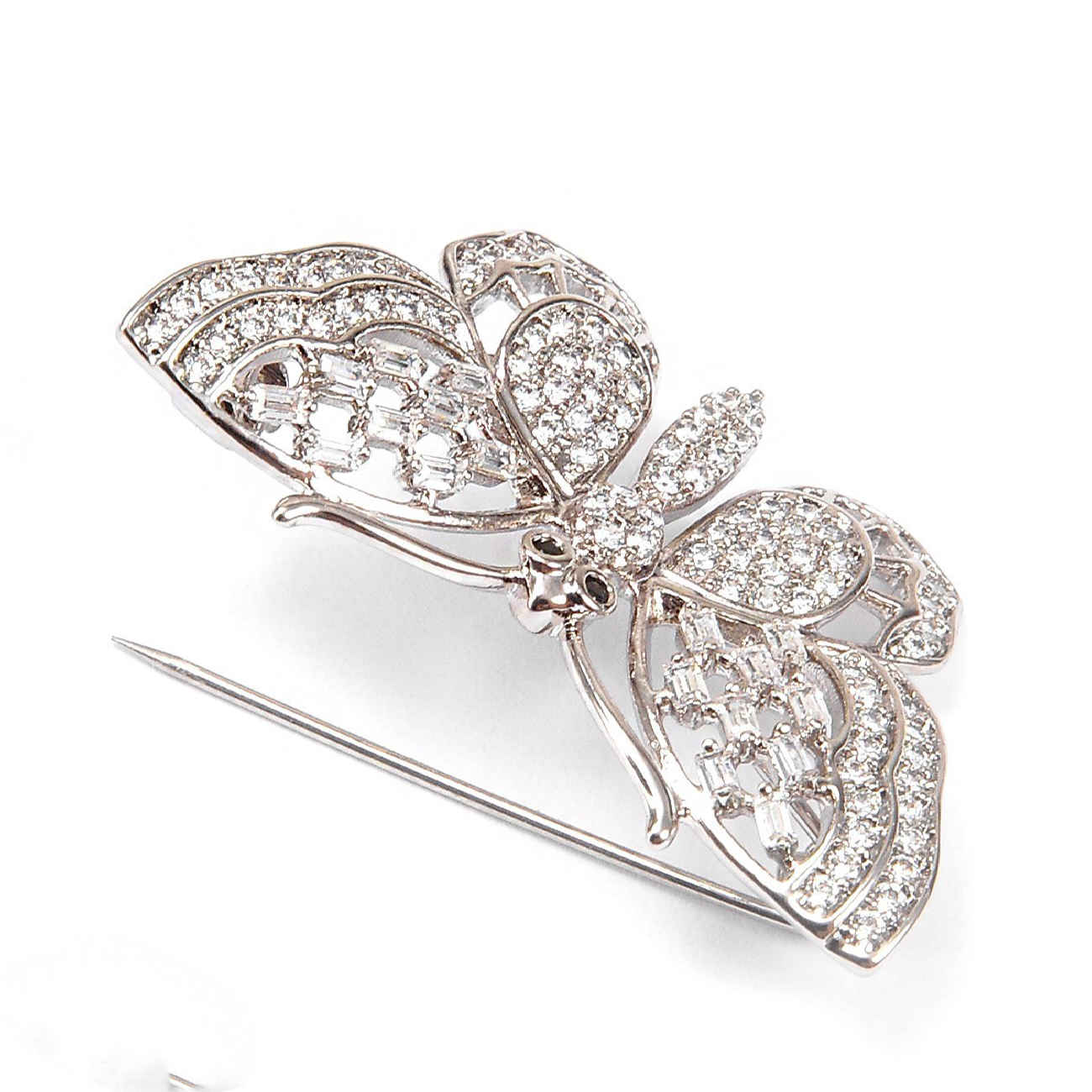 Silver Butterfly Brooch for Women – A Dainty Touch of Elegance