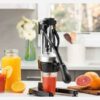 Silver Manual Citrus Squeezer – Heavy Duty Hand Press for Lemons & Other Fruit