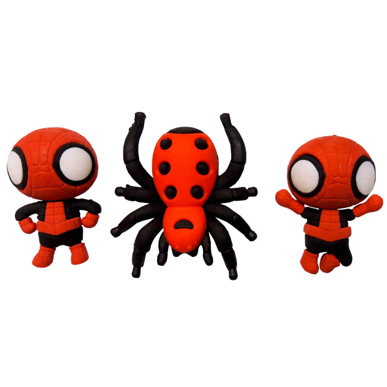 Spider-Man Erasers – A Mini Collection for Big Marvel Fans (x3)