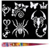 Spider & Scorpion Stencil Henna Set – Magical Pack Hand Art