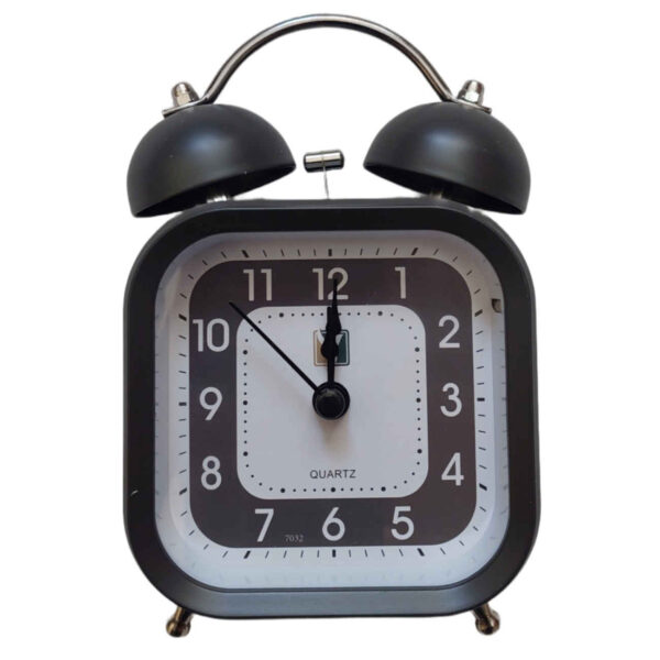 Square-Shaped Bell Clock – Retro Style, Modern Performance (1)