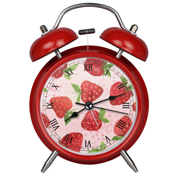 This Strawberry Twin Bell Clock Is Stealing Hearts with Its Sweet Design (1)
