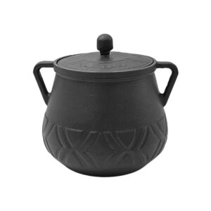 Traditional Cast Iron Persian Dizi Pot with Lid – Perfect for Cooking Abgoosht & Stews