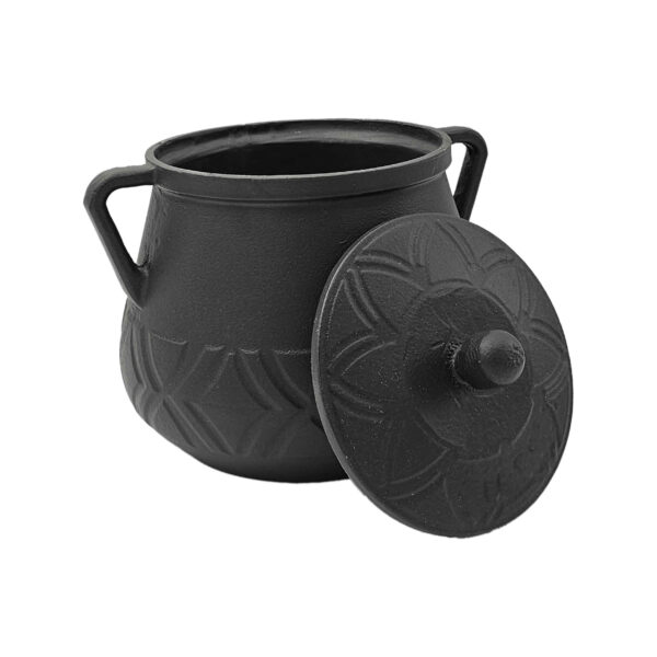 Traditional Cast Iron Persian Dizi Pot with Lid – Perfect for Cooking Abgoosht & Stews